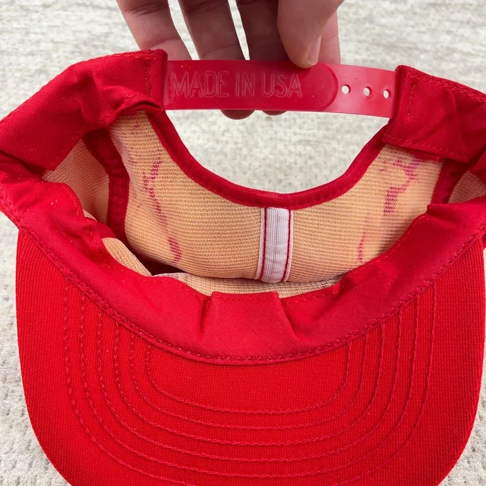 Vintage Georgia Central Railroad Hat Cap‎ Snapback Made In USA 80s Puffy Trains